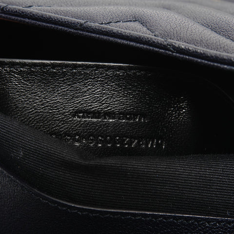 YVES SAINT LAURENT Classic monogram Shoulder Bag Navy WS28817