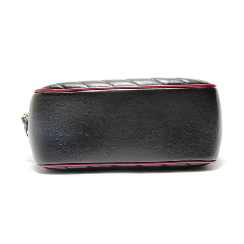 GUCCI GG Marmont Bamboo Shoulder Bag black WS28819