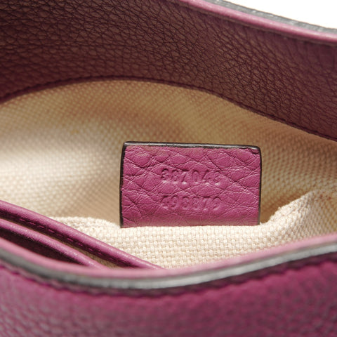 GUCCI Soho Medium Shoulder Bag purple WS28828