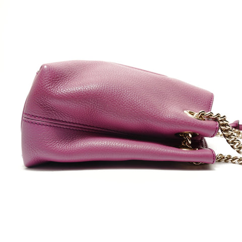 GUCCI Soho Medium Shoulder Bag purple WS28828
