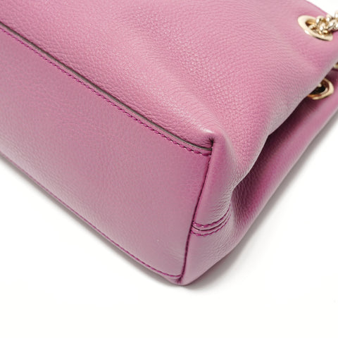 GUCCI Soho Medium Shoulder Bag purple WS28828