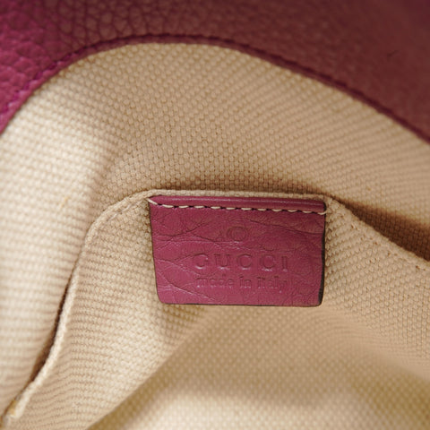 GUCCI Soho Medium Shoulder Bag purple WS28828