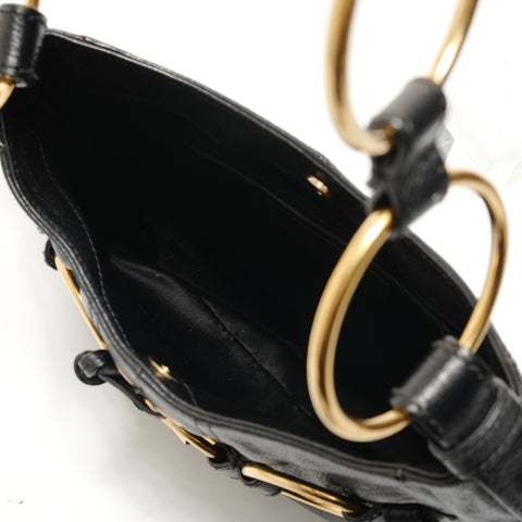 YVES SAINT LAURENT one belt Shoulder Bag black WS28831