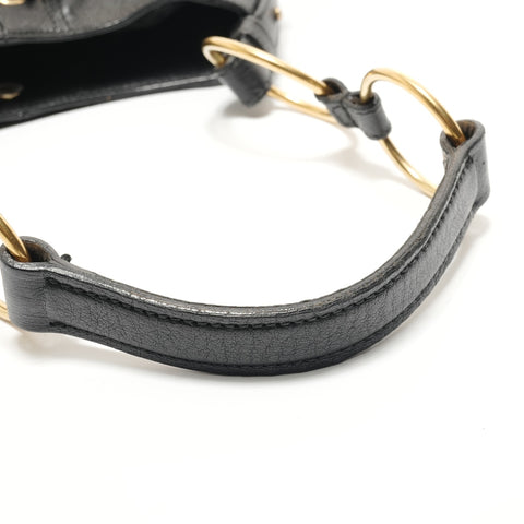 YVES SAINT LAURENT one belt Shoulder Bag black WS28831