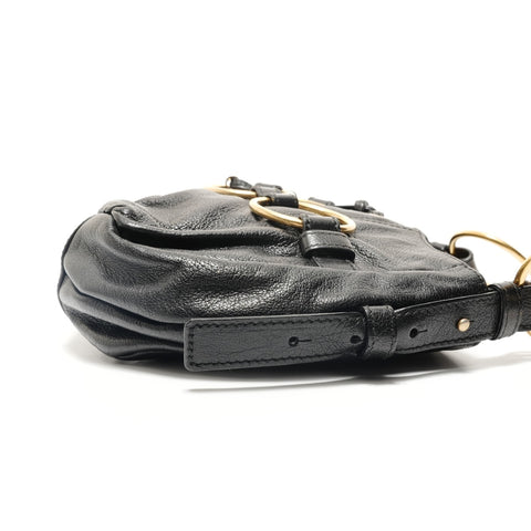 YVES SAINT LAURENT one belt Shoulder Bag black WS28831