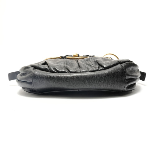 YVES SAINT LAURENT one belt Shoulder Bag black WS28831