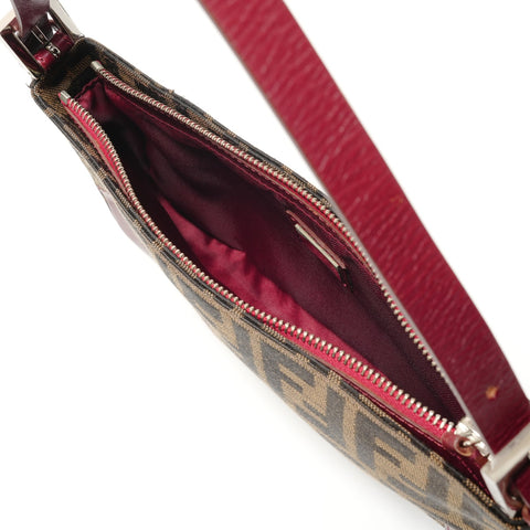 FENDI Zucca Shoulder Bag Brown WS28832