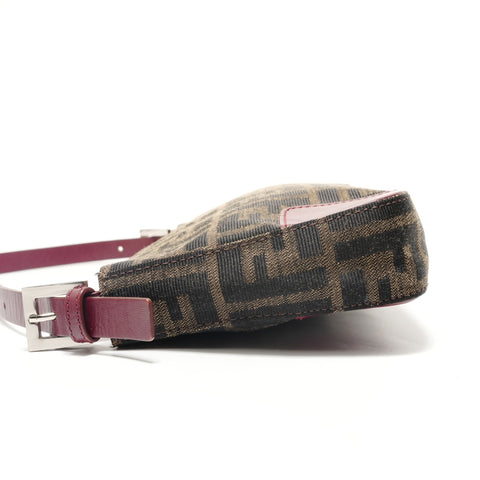 FENDI Zucca Shoulder Bag Brown WS28832