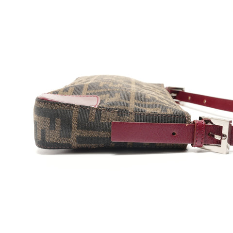 FENDI Zucca Shoulder Bag Brown WS28832