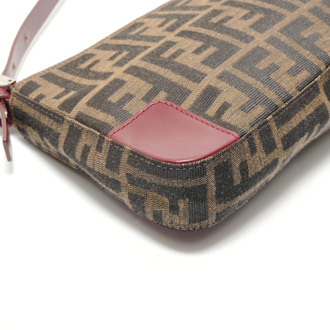 FENDI Zucca Shoulder Bag Brown WS28832