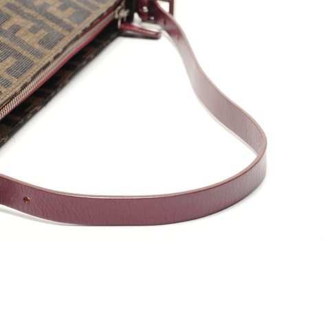 FENDI Zucca Shoulder Bag Brown WS28832