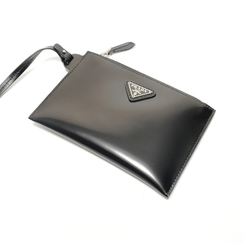PRADA Sequin Mesh Handbag black WS28833