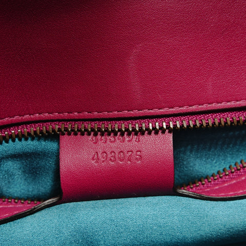 GUCCI GG Marmont Velour Heart Shoulder Bag pink WS28834