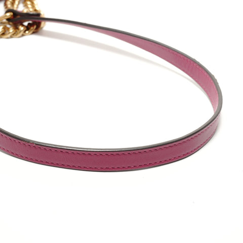 GUCCI GG Marmont Velour Heart Shoulder Bag pink WS28834