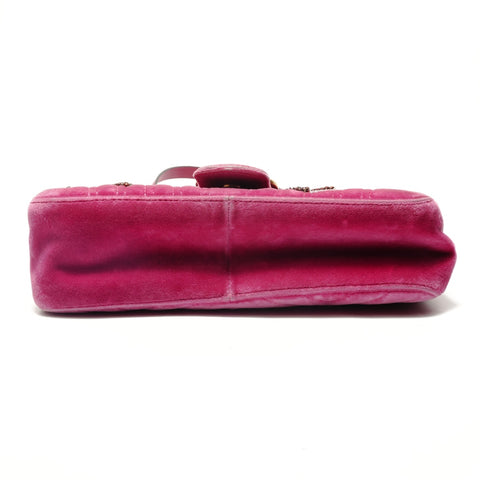 GUCCI GG Marmont Velour Heart Shoulder Bag pink WS28834