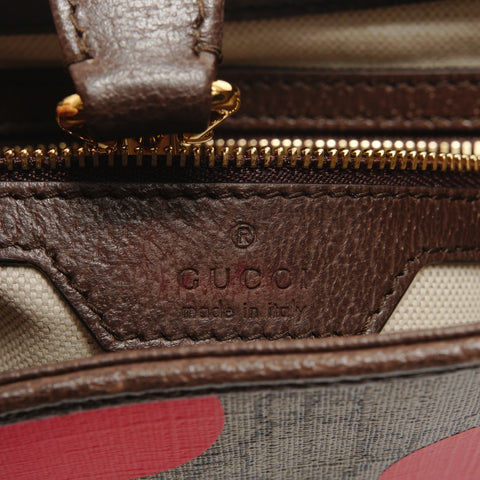 GUCCI Jackie 1961 2WAY GG Supreme Handbag Brown WS28841