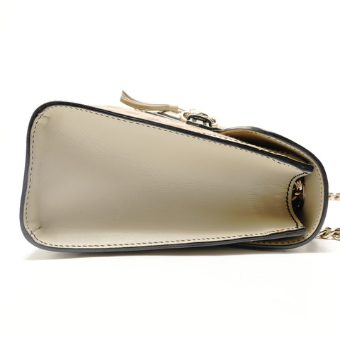 GUCCI GG Horsebit Chain Shoulder Bag beige WS28842
