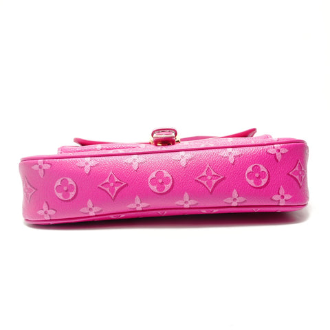 LOUIS VUITTON Pochette Accessoires Monogram Fuchsia Shoulder Bag pink WS28843