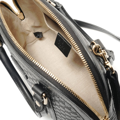 GUCCI Mike Guccissima Shoulder Bag black WS28844