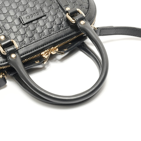 GUCCI Mike Guccissima Shoulder Bag black WS28844