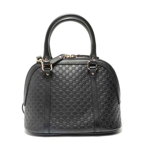 GUCCI Mike Guccissima Shoulder Bag black WS28844
