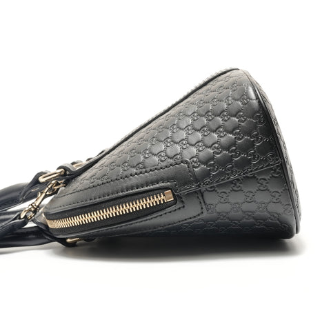 GUCCI Mike Guccissima Shoulder Bag black WS28844