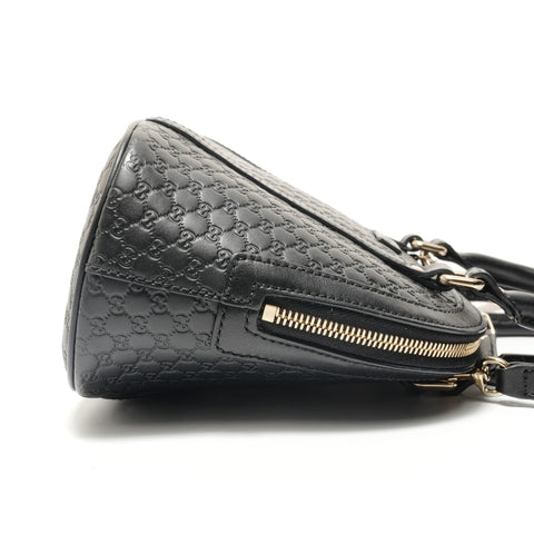 GUCCI Mike Guccissima Shoulder Bag black WS28844