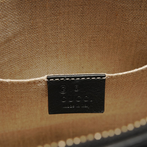 GUCCI Mike Guccissima Shoulder Bag black WS28844
