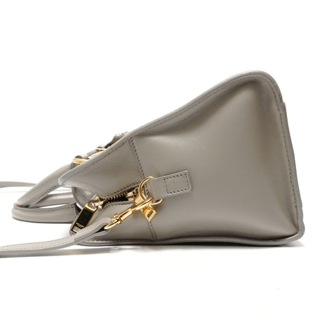 YVES SAINT LAURENT Baby Cabas 2WAY Handbag gray WS28845
