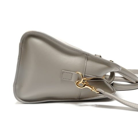 YVES SAINT LAURENT Baby Cabas 2WAY Handbag gray WS28845