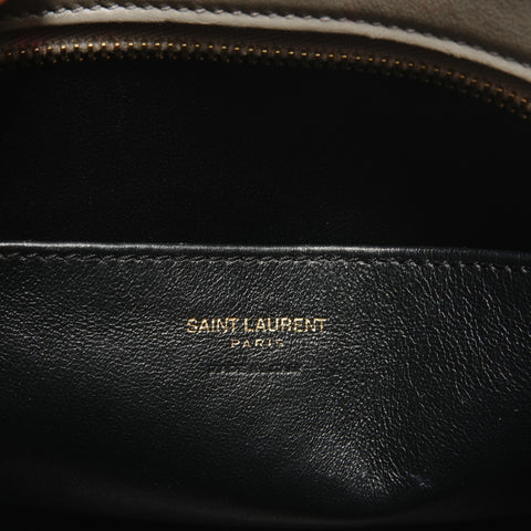 YVES SAINT LAURENT Baby Cabas 2WAY Handbag gray WS28845