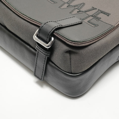 LOEWE military messenger Shoulder Bag gray WS28847
