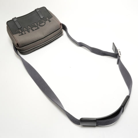 LOEWE military messenger Shoulder Bag gray WS28847