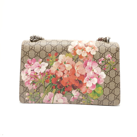 GUCCI Dionysus PVC Canvas Shoulder Bag beige WS28849