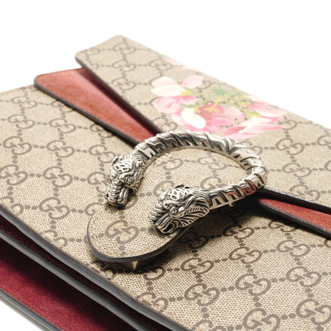 GUCCI Dionysus PVC Canvas Shoulder Bag beige WS28849