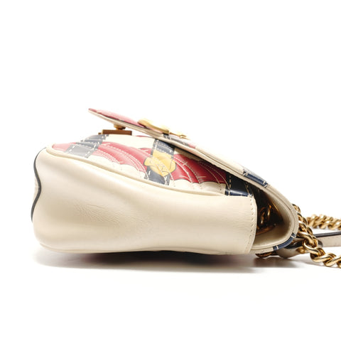 GUCCI GG Marmont belt print Shoulder Bag multicolor WS28850