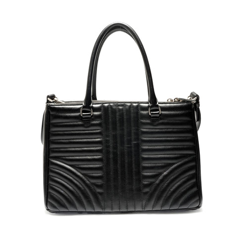 PRADA Diagram 2-Way Leather Shoulder Bag black WS28853