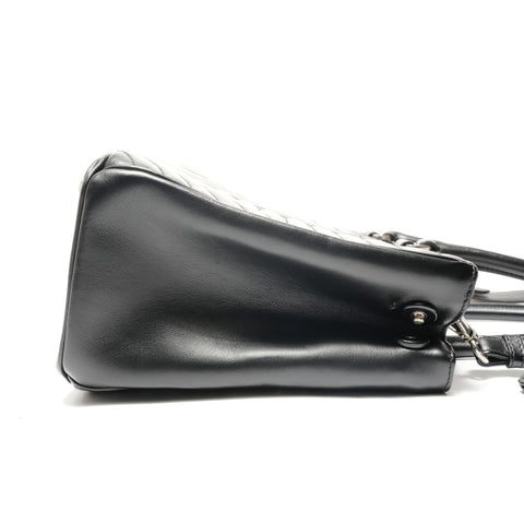 PRADA Diagram 2-Way Leather Shoulder Bag black WS28853