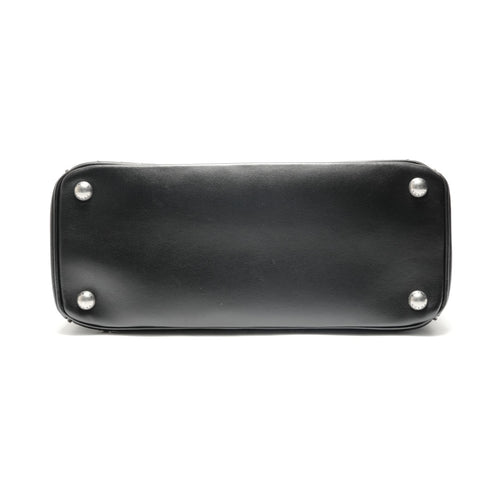 PRADA Diagram 2-Way Leather Shoulder Bag black WS28853