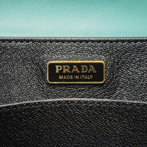 PRADA Cahier Leather Shoulder Bag green WS28855