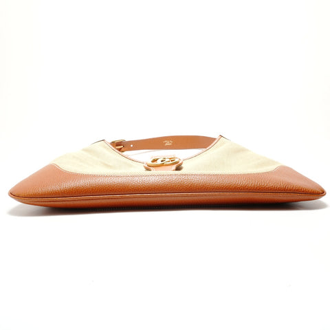 GUCCI GG Marmont Aphrodite Canvas Shoulder Bag beige WS28858