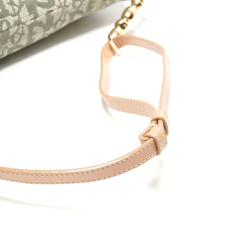 Christian Dior Maris Pearl Trotter Shoulder Bag green WS28859
