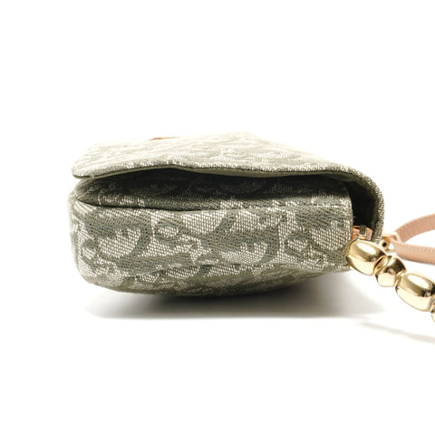 Christian Dior Maris Pearl Trotter Shoulder Bag green WS28859