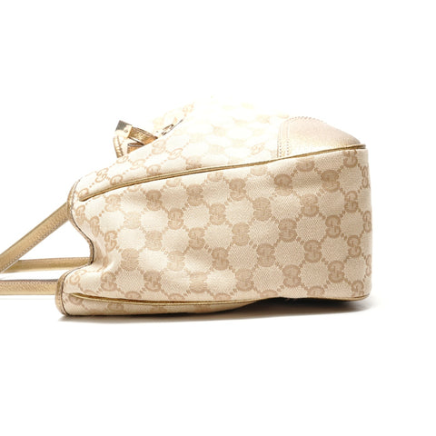 GUCCI GG Canvas Gold Tote Bag beige WS28860