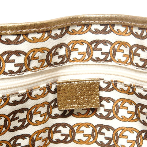 GUCCI GG Canvas Gold Tote Bag beige WS28860