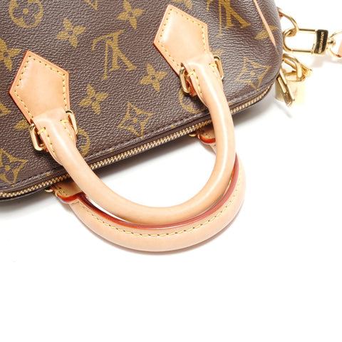 LOUIS VUITTON 2021-2025 Monogram Speedy Bandoulire 20 Handbag Brown WS28862