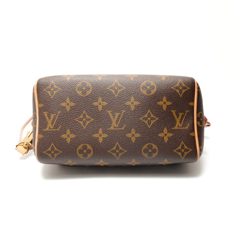 LOUIS VUITTON 2021-2025 Monogram Speedy Bandoulire 20 Handbag Brown WS28862