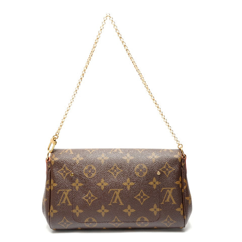 LOUIS VUITTON Monogram Favorite PM, manufactured in 2017. Shoulder Bag Brown WS28863
