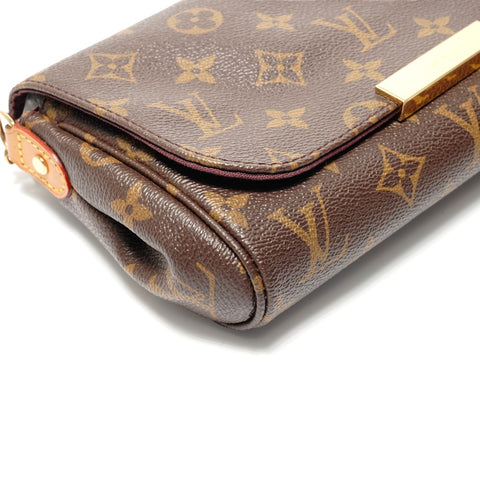 LOUIS VUITTON Monogram Favorite PM, manufactured in 2017. Shoulder Bag Brown WS28863
