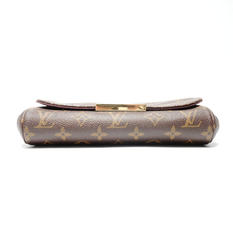 LOUIS VUITTON Monogram Favorite PM, manufactured in 2017. Shoulder Bag Brown WS28863